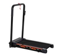 HOMCOM Cinta de Correr y Andar con Botón de Emergencia Pantalla LCD Mando a Distancia 1-6 km/h Motor 500W 105x56x108,5 cm Negro Aosom España