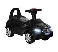 HOMCOM Coche Correpasillos Niños de 18-36 Meses con Faros Música 63,5x28x36 cm Negro