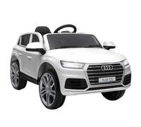 HOMCOM Coche Eléctrico para Niño +3 Años Audi Q5 con Mando a Distancia MP3 Luces y Sonidos Apertura de Puerta 116x75x56cm Carga 30kg