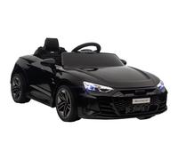 Homcom Coche Eléctrico con Licencia Audi RS E-tron GT 12V Negro para Niños de 3-5 Años