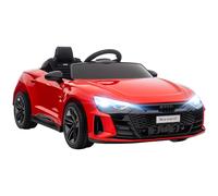 HOMCOM Coche eléctrico de 12 V para niños - vehículo eléctrico con mando a distancia para padres incluido - V. Max. Efectos de sonido de 5 km/h