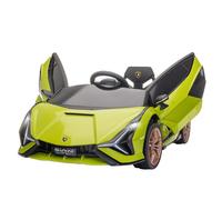 HOMCOM Coche Eléctrico 12V para Niños +3 Años Lamborghini SIAN Mando a Distancia