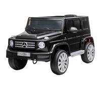 HOMCOM Coche Eléctrico para Niños +3 Años Benz G500 de Batería 12 V Negro