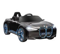 Homcom Coche Eléctrico Para Niños 37-72 Meses Con Música Mp3 115x67x45 Cm Negro
