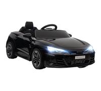 HOMCOM Coche Eléctrico para Niños de +3 Años Audi RS e-Tron GT 12V Negro