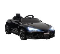 HOMCOM Coche Eléctrico AUDI RS e-tron GT para 3-5 Años Coche de Batería con Mando a Distancia 103x58x41 cm Negro Aosom España