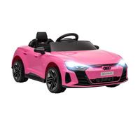 Homcom Coche Eléctrico Para Niños +3 Años Audi Rs E-tron Gt 103x58x41 Cm Rosa