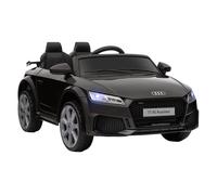 HOMCOM Audi TT Eléctrico Infantil Coche Juguete Niño 3 Años+ con Música y Luces Modos de Aprendizaje 6V 103x63x44cm Negro Aosom España