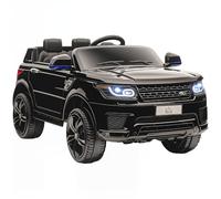 HOMCOM Coche Eléctrico SUV para Niños de 3-6 Años 12V 110x68x52 cm Negro