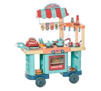 Homcom - Cocinita infantil Multifuncional