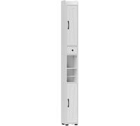 Homcom Columna de Baño 20x20x185 cm Blanco