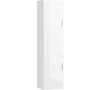 Homcom Columna de Baño 40x30x160 cm Blanco