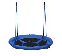 HOMCOM Columpio Nido Infantil Jardín Columpio para Bebé Plegable Asiento Cómodo Carga 100kg Jardín φ100x180cm Tela de Oxford Aosom España