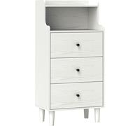 Homcom Cómoda 47x29x95 cm blanco