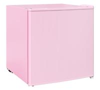 HOMCOM Congelador de sobremesa con 35 litros de capacidad, pequeño congelador con puerta reversible, Rosa