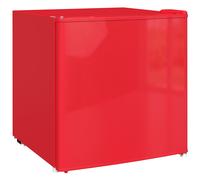 HOMCOM Congelador de sobremesa con capacidad de 35 litros, congelador pequeño con puerta reversible, Rojo