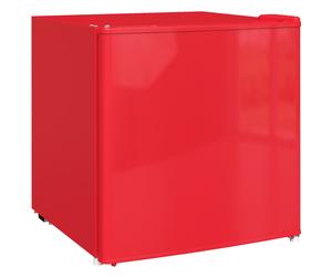 HOMCOM Congelador de sobremesa con capacidad de 35 litros, congelador pequeño con puerta reversible, Rojo