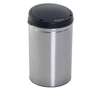 HOMCOM Contenedor Papelera Cubo Basura 30L con Sensor Detector Movimiento automático Acero Inoxidable (Varios tamaños） Aosom España