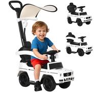 HOMCOM Correpasillos de Niños Mercedes G350 1-3 Años 85,5x40,5x95cm Blanco