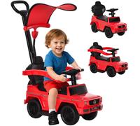 Homcom Correpasillos para niños 85.5x40.5x95 cm rojo