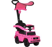 Homcom Correpasillos para Niños 85.5x40.5x95 cm Rosa