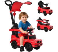 HOMCOM Correpasillos para Niños Mercedes G350 1-3 Años 85,5x40,5x95cm Rojo