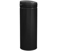 HOMCOM Cubo de basura con sensor 50L acero inoxidable Cubo de basura automático silencioso con tapa de cierre suave, sensor de movimiento, resistente a las huellas dactilares para oficina,