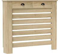 Homcom Cubre Radiadores 111x19x95.5 cm Roble