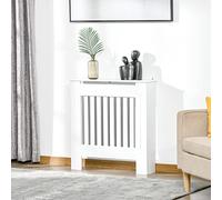 HOMCOM Cubre Radiadores Cubierta de Radiador78x19x81 cm Blanco