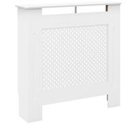 HOMCOM Cubre Radiadores Cubierta para Radiador Moderna 78x19x82 cm Blanco