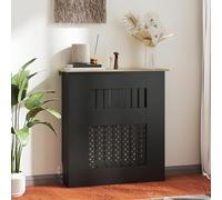 HOMCOM Cubre Radiadores Cubreradiador Diseño Moderno 78x19x81 cm Negro