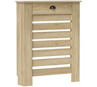 HOMCOM Cubre Radiadores de MDF con Cajón Cubierta para Radiador para Salón Dormitorio Pasillo 78x19x95,5 cm Roble