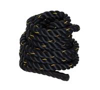 HOMCOM Cuerda de Batalla Ø38 mm Longitud 9 m Battle Rope Formación Negro
