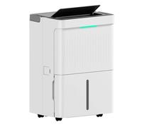 Homcom Deshumidificador 35L/Día Depósito de Agua 5.5L Hasta 40-100m2 Blanco