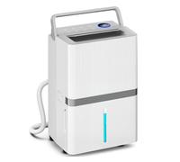 Homcom Deshumidificador 35l/día Para 40-90 ㎡ Depósito 5,5 Litros Blanco
