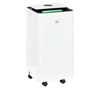HOMCOM Deshumidificador Eléctrico 12L/día Silencioso hasta 10-25m² Blanco