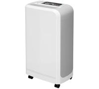 HOMCOM Deshumidificador Eléctrico 12L/día Silencioso 13-18m² Asa Blanco