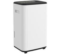HOMCOM Deshumidificador Eléctrico 20L/Días Depósito de Agua 6L Blanco