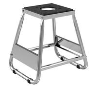 HOMCOM Elevador para Motocicleta Caballete Tipo Soporte Elevador de Motocross Enduro Desmontable de Acero Carga 500 kg con Plataforma de Goma Antideslizante y Ofricio para Reparación y Estacionamiento