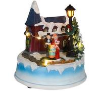 Homcom - Escena navideña con coro y luces