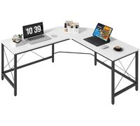 Homcom Escritorio esquinero 150x150x76 cm blanco