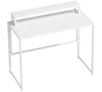 HOMCOM Escritorio Plegable Mesa de Ordenador con Soporte para Monitor para Despacho 100 x 48 x 87,5 cm