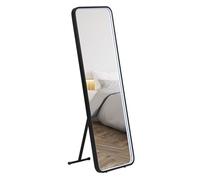 HOMCOM Espejo de Cuerpo Entero con Luces LED Espejo de Pie 151,5x50 cm Independiente o Pared con Iluminación Ajustable de 3 Colores Función de Memoria para Dormitorio