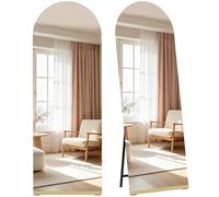 HOMCOM Espejo de Cuerpo Entero Curvado 160x50 cm Espejo de Pie sin Marco