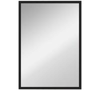 HOMCOM Espejo de Pared, 70x50 cm, Espejo de Baño Rectangular, Decorativo para Salón, Entrada, Pasillo, Horizontal o Vertical, Negro
