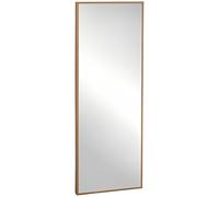 HOMCOM Espejo de Pared Cuerpo Entero 45x125 cm Espejo de Pie Madera Natural