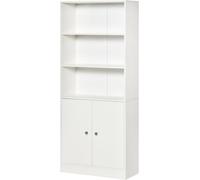 Homcom Estantería 70x29.5x167 cm blanco