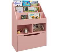 Homcom Estantería Infantil 60x29.9x90 cm Rosa