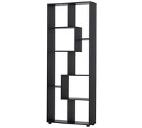 HOMCOM Estantería Moderna, Biblioteca Estrecha con 8 Estantes, Librería para Salón, Dormitorio, Estudio, Oficina, 70x24x178 cm, Negro