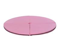 HOMCOM Esterilla para barra de baile, diámetro de 150 cm, esterilla protectora para danza de barra, 5 cm de grosor, esterilla de seguridad plegable, esterilla de seguridad portátil, esterilla de